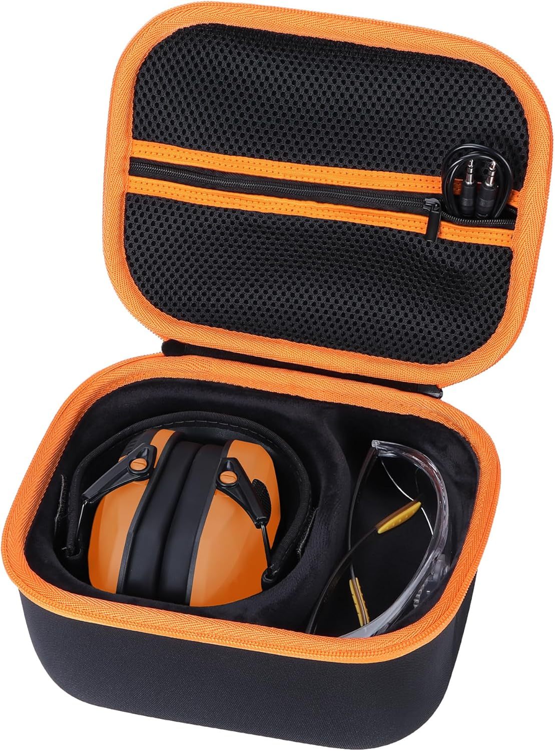 Storage Case Compatible with Walkers Razor Slim/Howard Leight Honeywell Impact Sport/PROHEAR 066 030 Electronic Shooting Earmuffs Hearing Protection Muffs