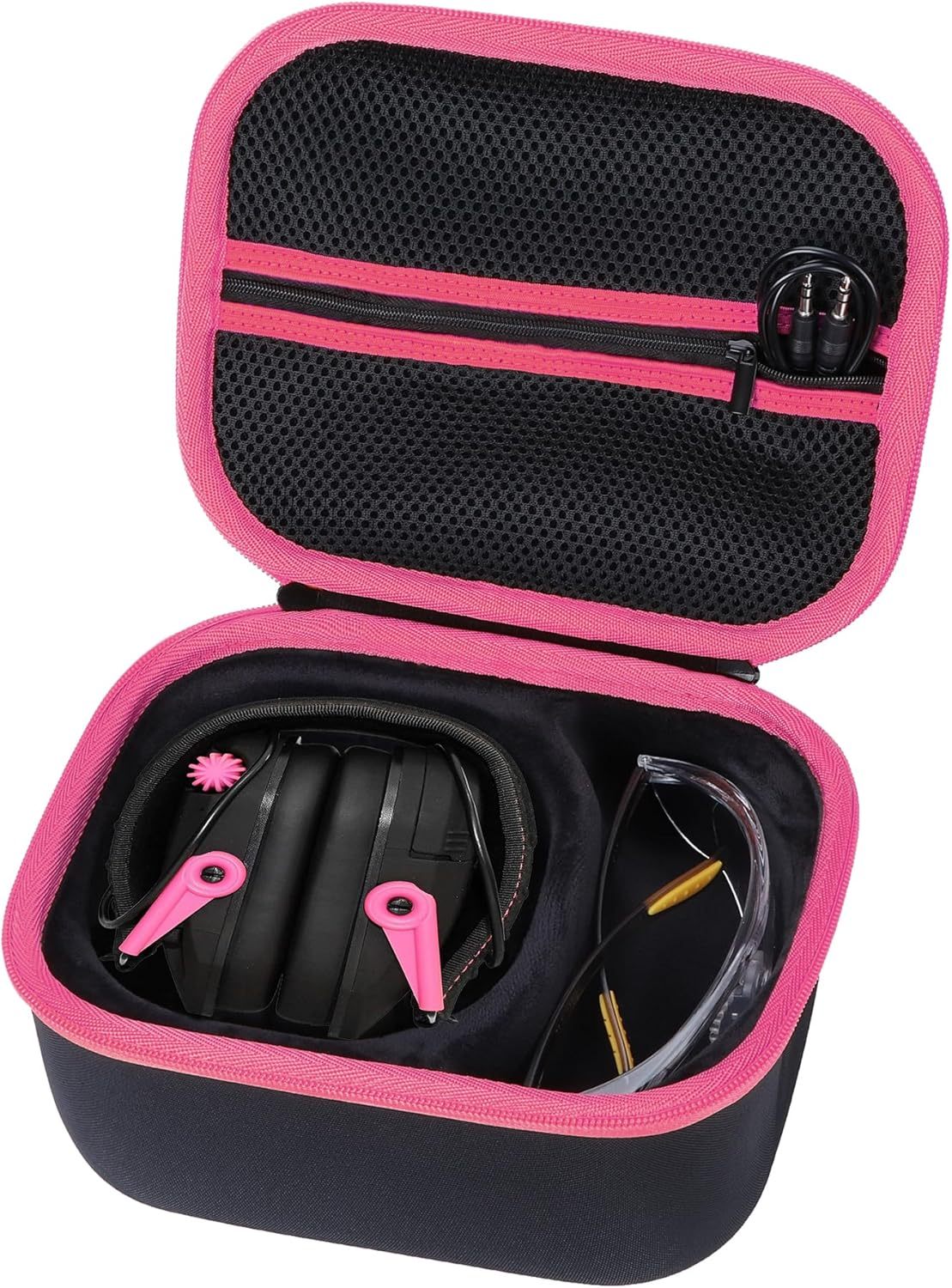 Storage Case Compatible with Walkers Razor Slim/Howard Leight Honeywell Impact Sport/PROHEAR 066 030 Electronic Shooting Earmuffs Hearing Protection Muffs