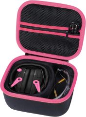 Storage Case Compatible with Walkers Razor Slim/Howard Leight Honeywell Impact Sport/PROHEAR 066 030 Electronic Shooting Earmuffs Hearing Protection Muffs