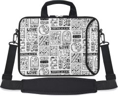 Custom Messenger Bag Carrying Case with Handle Accessory Pocket fits 7 to 10-Inch Laptops/ Notebook/ Kids Tablet