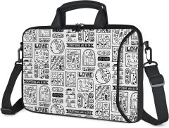 Custom Messenger Bag Carrying Case with Handle Accessory Pocket fits 7 to 10-Inch Laptops/ Notebook/ Kids Tablet