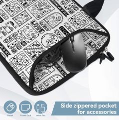 Custom Messenger Bag Carrying Case with Handle Accessory Pocket fits 7 to 10-Inch Laptops/ Notebook/ Kids Tablet