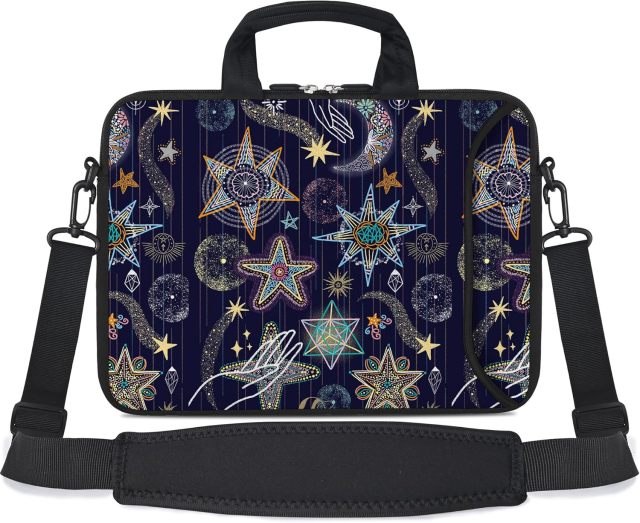 Custom Messenger Bag Carrying Case with Handle Accessory Pocket fits 7 to 10-Inch Laptops/ Notebook/ Kids Tablet