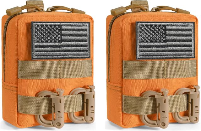 Molle Pouches - Tactical Compact Water-Resistant EDC Pouch Bag Small Utility Pouch