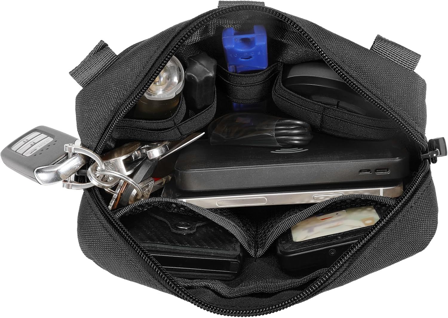 Molle Pouches - Tactical Compact Water-Resistant EDC Pouch Bag Small Utility Pouch