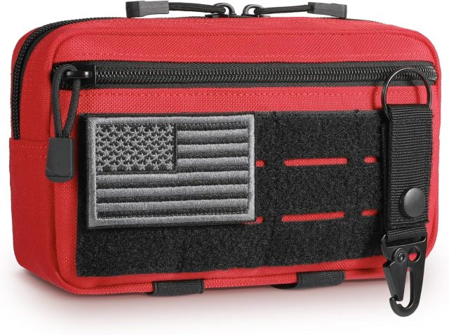 Molle Pouches - Tactical Compact Water-Resistant EDC Pouch Bag Small Utility Pouch