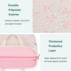 Kids Tablet Carrying Sleeve - 12.5 Inch Protective Bag with Shoulder Strap