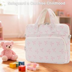 Kids Tablet Carrying Sleeve - 12.5 Inch Protective Bag with Shoulder Strap