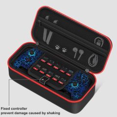 Customized Travel Case for Nintendo Switch Controller, Protective Hard Shell Case Large Capacity Holds Switch Controller, Switch Console, AC Adapter, Headset and 10 Game Cards for Cases & Storage
