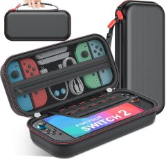 Switch 2 Case Compatible with Nintendo Switch 2/ Switch/Switch OLED, Switch Travel Carrying Hard Shell Protective Cases