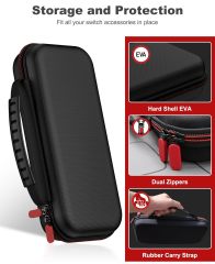Switch 2 Case Compatible with Nintendo Switch 2/ Switch/Switch OLED, Switch Travel Carrying Hard Shell Protective Cases