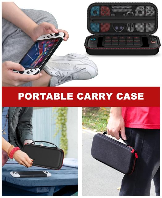 Switch 2 Case Compatible with Nintendo Switch 2/ Switch/Switch OLED, Switch Travel Carrying Hard Shell Protective Cases