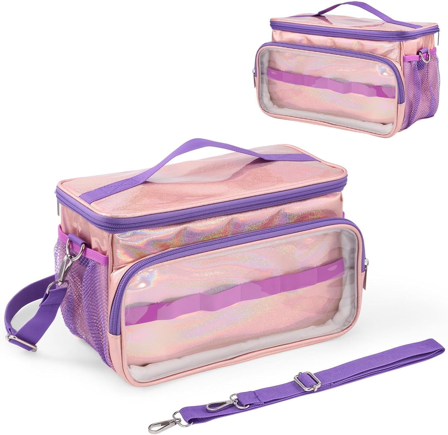 Storage Bag for Music Box/ Headphones/ Charging Station & Accessories, Carry Bag with Shoulder Strap