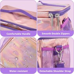 Storage Bag for Music Box/ Headphones/ Charging Station & Accessories, Carry Bag with Shoulder Strap