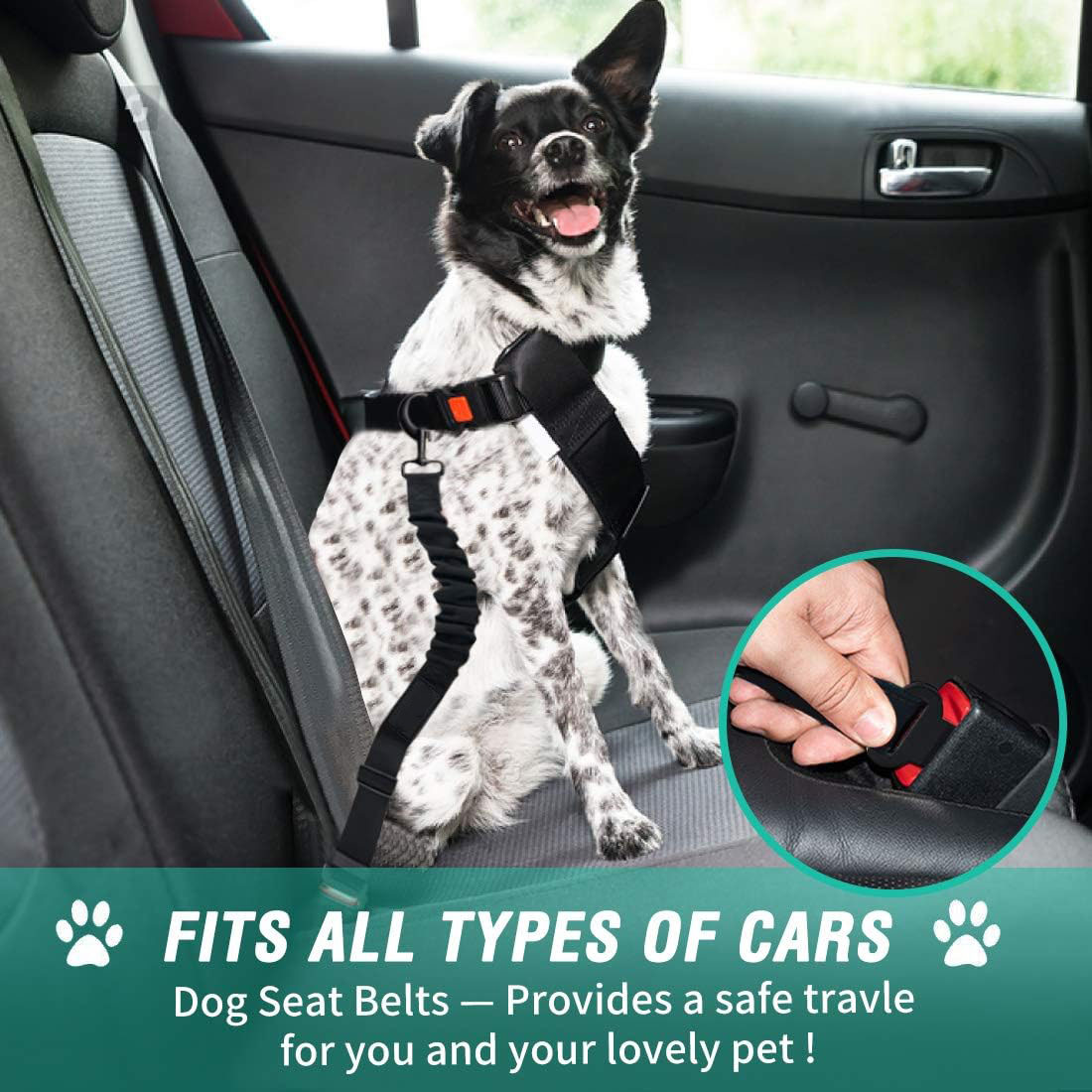 Custom Durable Dog Car Harness Seat Belt