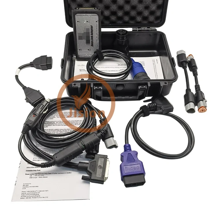 INLINE 6 Data Link Adapter Insite V8.7 V7.6.2 Heavy Duty Diagnostic Tool Scanner Interface Inline6