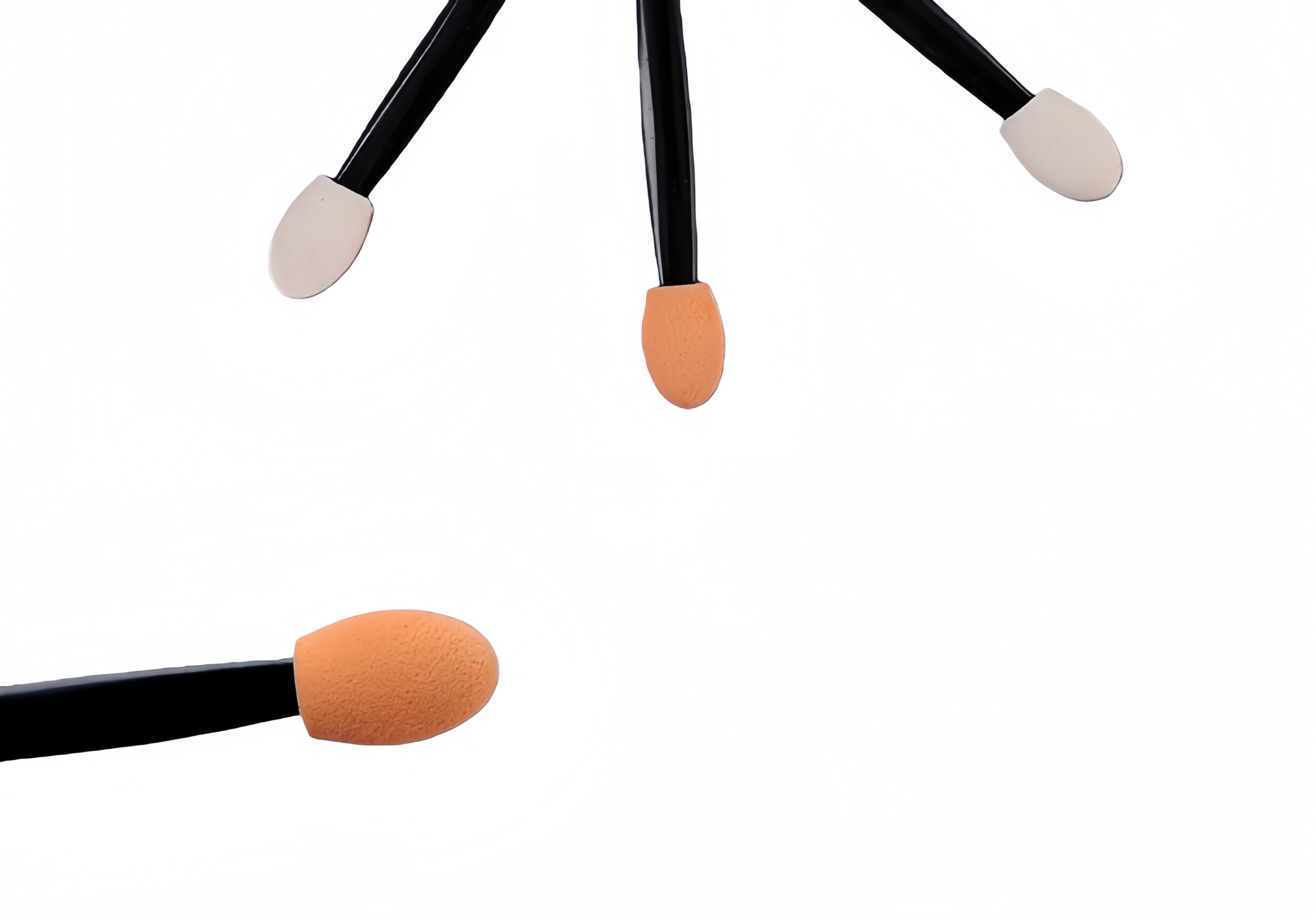 Disposable Double Ended Eyeshadow Applicator Sponge Brush 7.5cm，Jiuheng Cosmetic,jiuhengcosmetic
