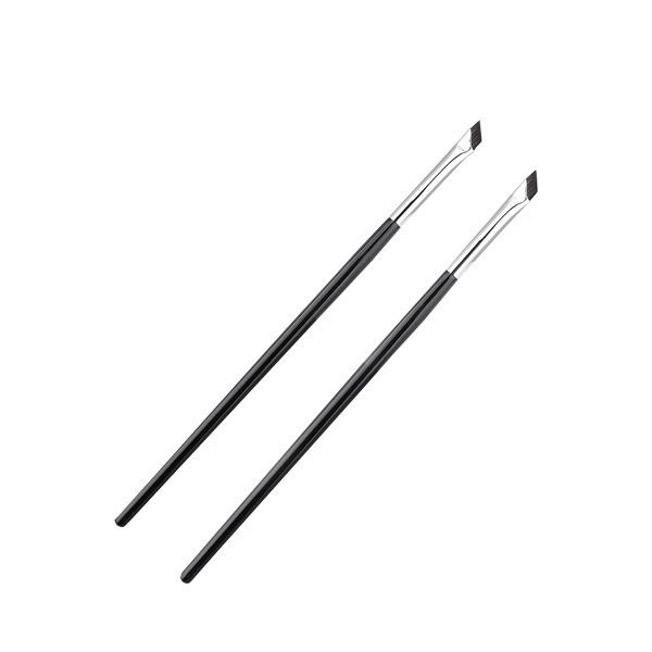 Slanted Angled Eyeliner Brush Wholesale Synthetic Hair Makeup Tool，Jiuheng Cosmetic,jiuhengcosmetic