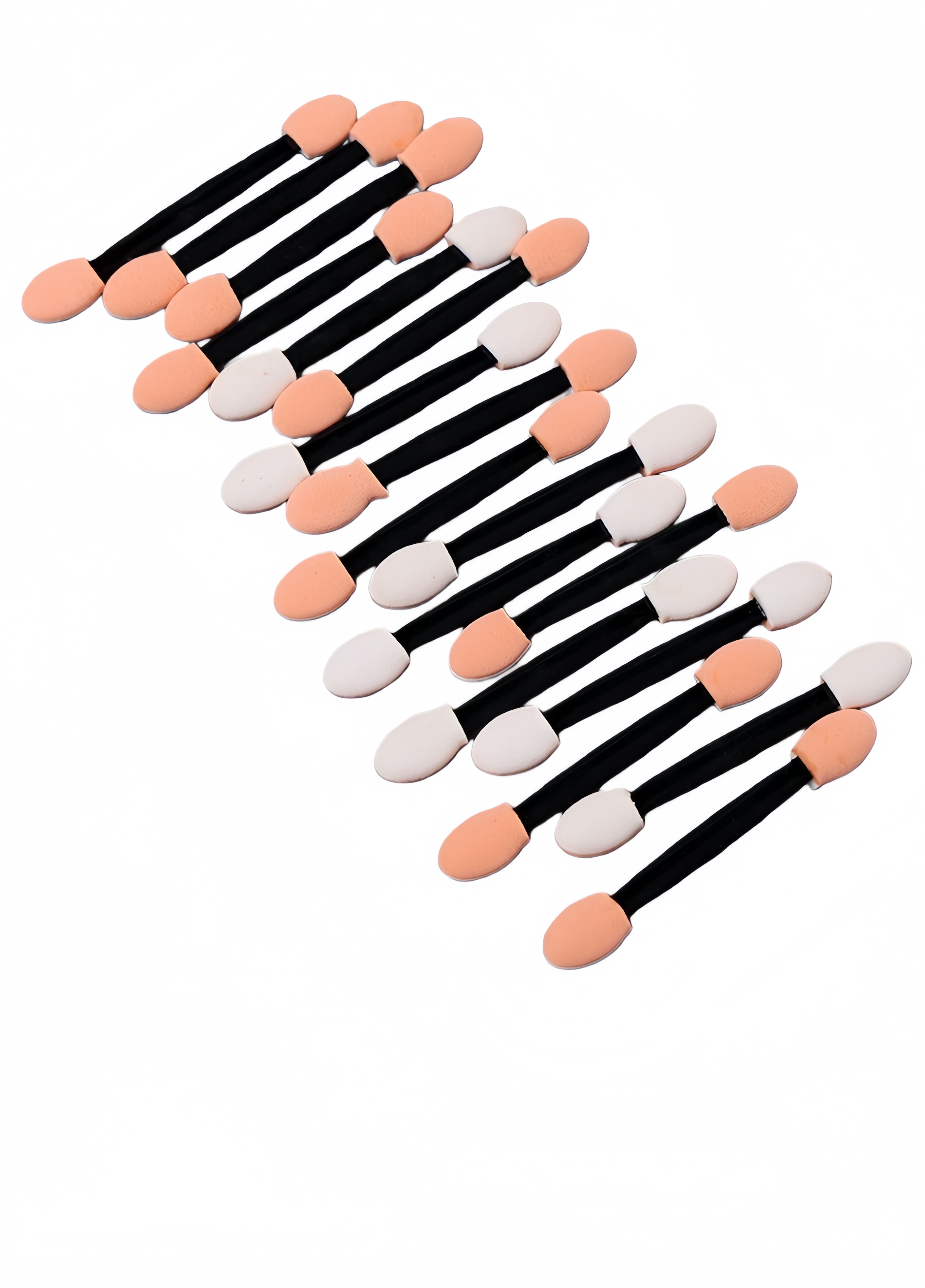 Disposable Double Ended Eyeshadow Applicator Sponge Brush 7.5cm，Jiuheng Cosmetic,jiuhengcosmetic
