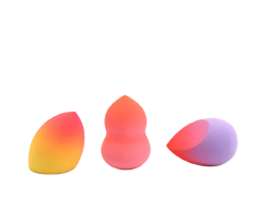 Gradient color makeup sponge