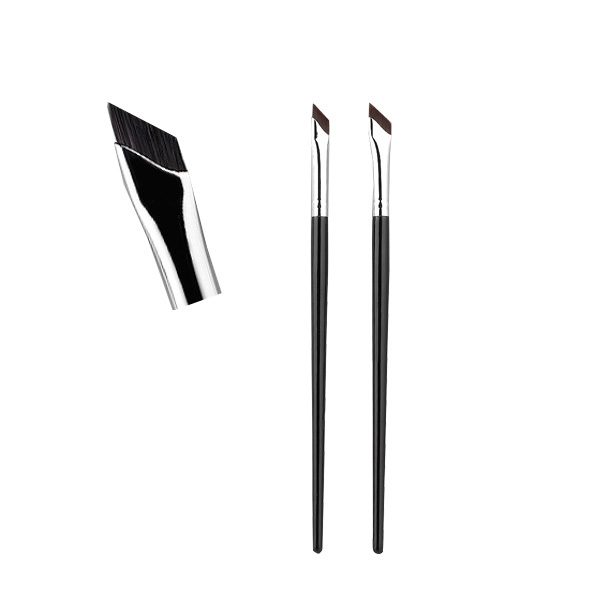 Slanted Angled Eyeliner Brush Wholesale Synthetic Hair Makeup Tool，Jiuheng Cosmetic,jiuhengcosmetic