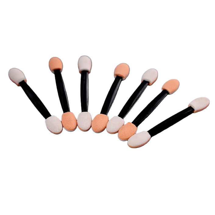 Disposable Double Ended Eyeshadow Applicator Sponge Brush 7.5cm，Jiuheng Cosmetic,jiuhengcosmetic