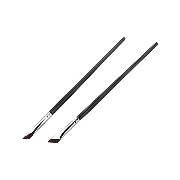 Slanted Angled Eyeliner Brush Wholesale Synthetic Hair Makeup Tool，Jiuheng Cosmetic,jiuhengcosmetic