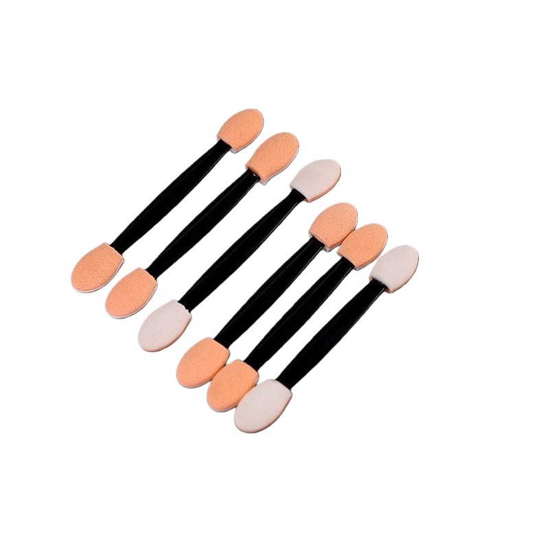 Disposable Double Ended Eyeshadow Applicator Sponge Brush 7.5cm，Jiuheng Cosmetic,jiuhengcosmetic