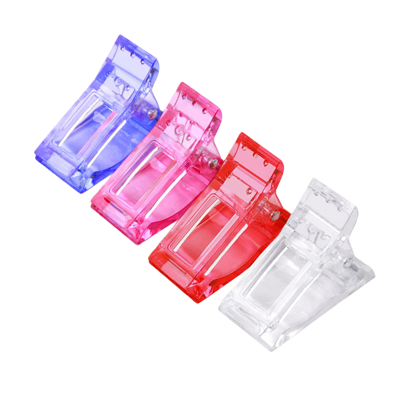Plastic Nail Tip Fixing Clips for Nail Art Crystal Extension，Jiuheng Cosmetic,jiuhengcosmetic