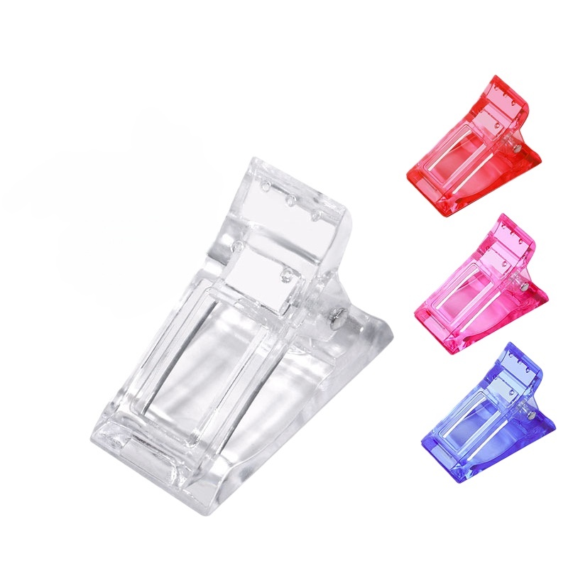 Plastic Nail Tip Fixing Clips for Nail Art Crystal Extension，Jiuheng Cosmetic,jiuhengcosmetic