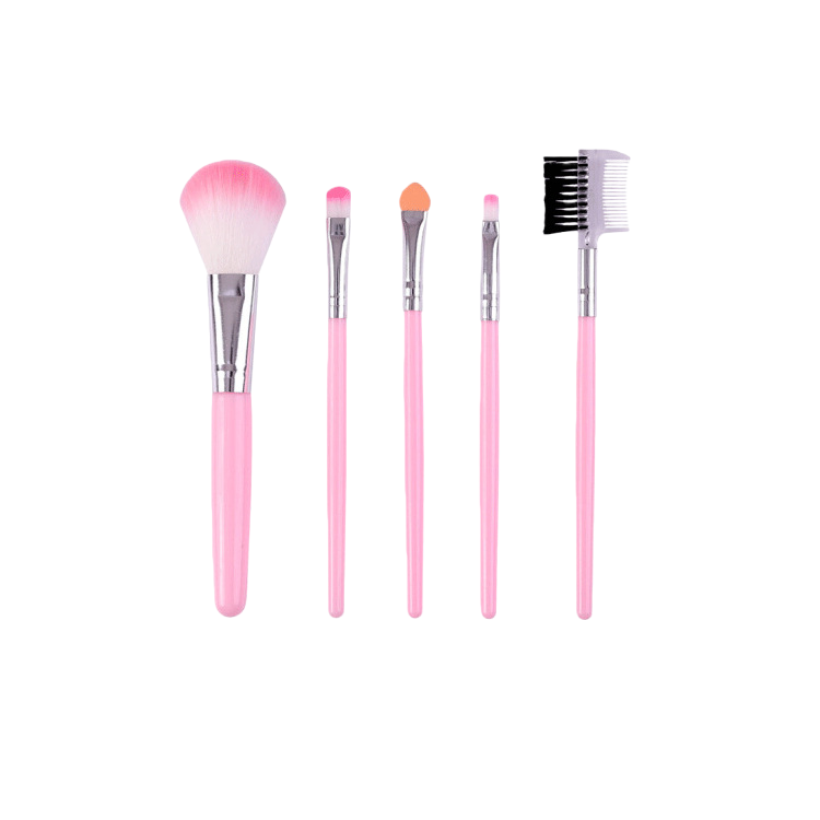 Premium OEM Wholesale 5-Piece Skin-Friendly Makeup Brush Set，Jiuheng Cosmetic,jiuhengcosmetic