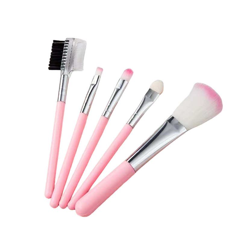 Premium OEM Wholesale 5-Piece Skin-Friendly Makeup Brush Set，Jiuheng Cosmetic,jiuhengcosmetic