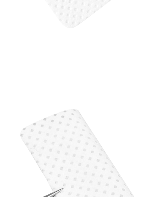 100pcs box packing Nail Remover Cotton Pads for Easy Manicure Removal