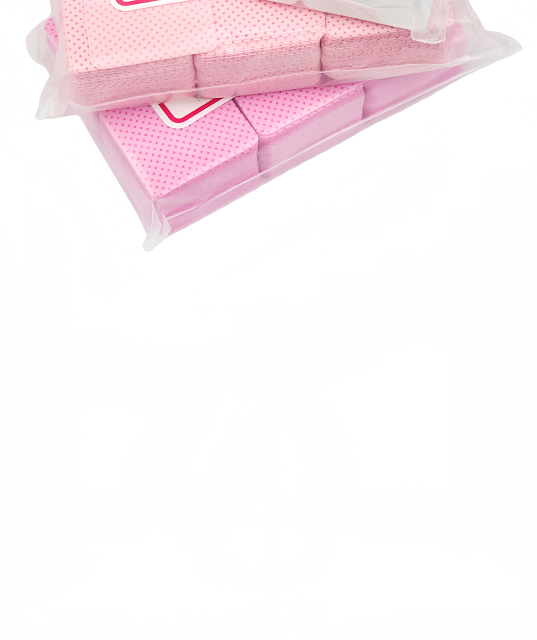 200pcs box packing Nail Remover Cotton Pads for Easy Manicure Removal