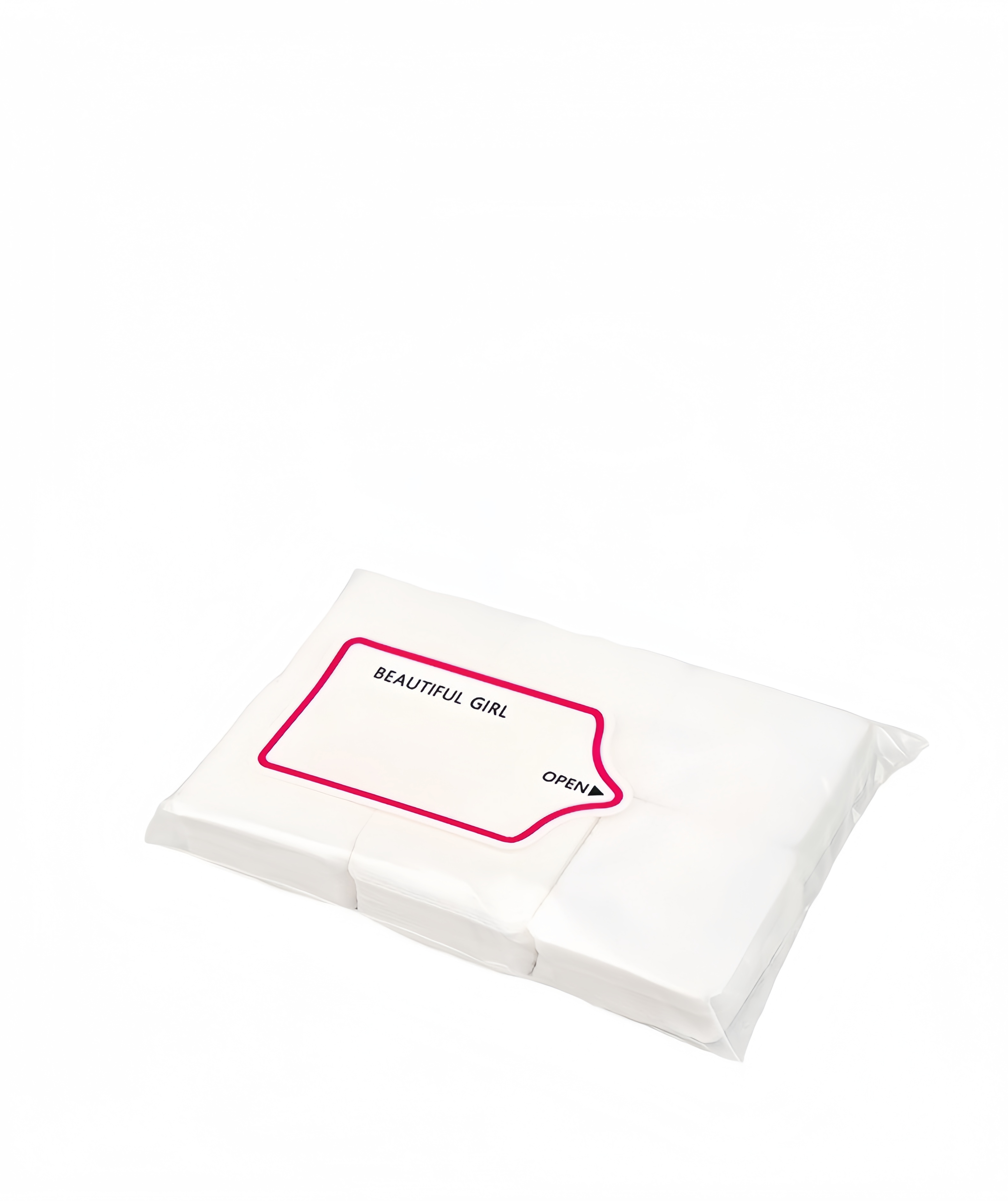 100PcsDisposable Non-woven Nail Remover Pads for Eyelash&Nail Cleaning，Jiuheng Cosmetic,jiuhengcosmetic