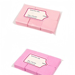 100pcs box packing Nail Remover Cotton Pads for Easy Manicure Removal