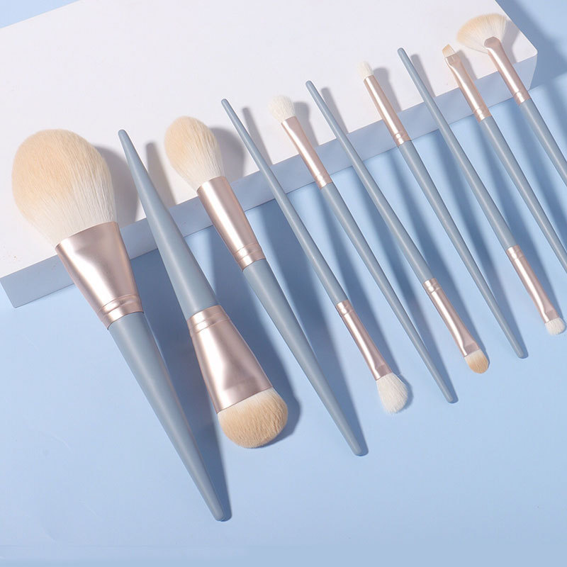 10Pcs Synthetic Hair Makeup Brush Set Professional Beauty Cosmetic Kit，Jiuheng Cosmetic,jiuhengcosmetic