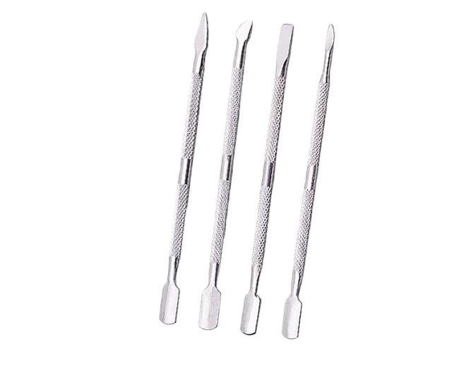 Stainless Steel Cuticle Pusher for Nail Polish remover