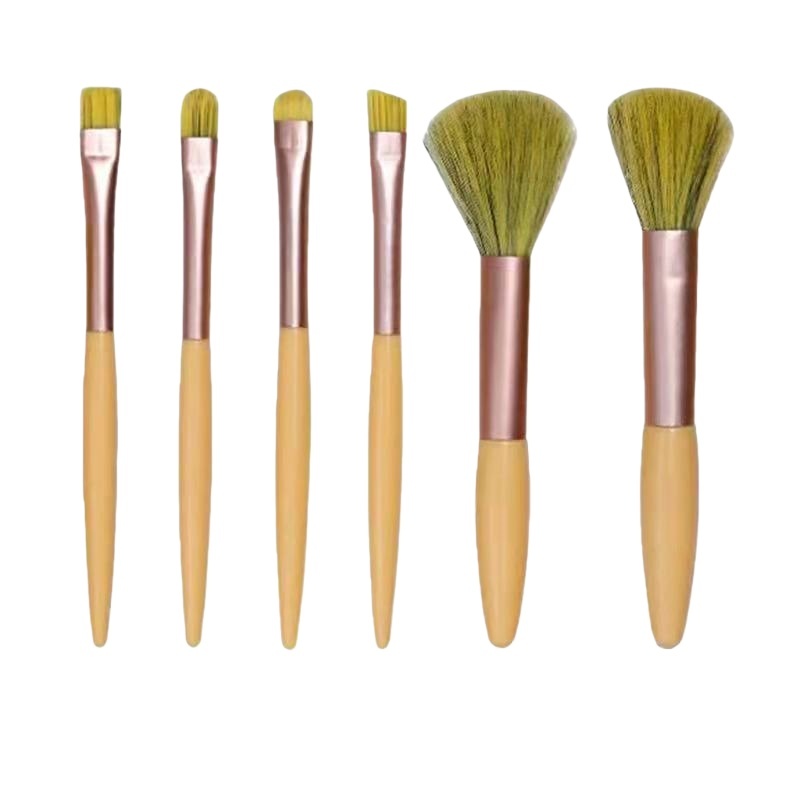 Premium Six-Piece Soft Foundation Brush Set Cosmetic Tool Manufacturer，Jiuheng Cosmetic,jiuhengcosmetic