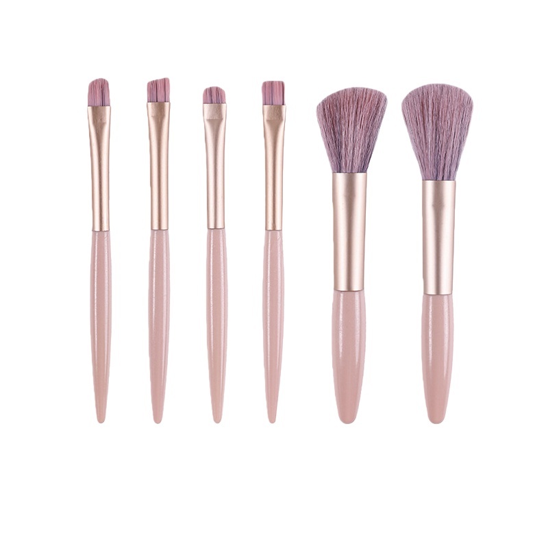 Premium Six-Piece Soft Foundation Brush Set Cosmetic Tool Manufacturer，Jiuheng Cosmetic,jiuhengcosmetic