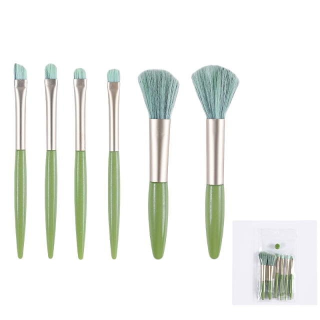 Six-Piece Soft Brush Set - Ideal For Smooth Foundation
