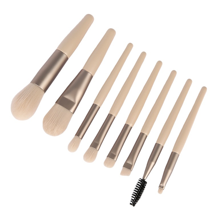 Premium 8-Piece Vegan Makeup Brush Set |Customizable& Low MOQ Supplier，Jiuheng Cosmetic,jiuhengcosmetic