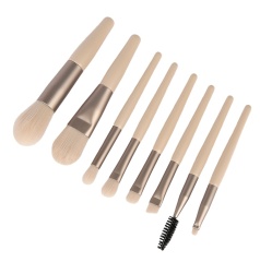 Premium 8-Piece Vegan Makeup Brush Set |Customizable& Low MOQ Supplier，Jiuheng Cosmetic,jiuhengcosmetic