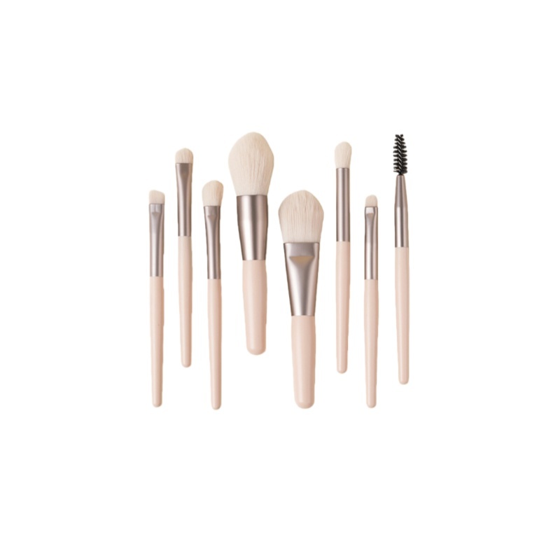 Premium 8-Piece Vegan Makeup Brush Set |Customizable& Low MOQ Supplier，Jiuheng Cosmetic,jiuhengcosmetic