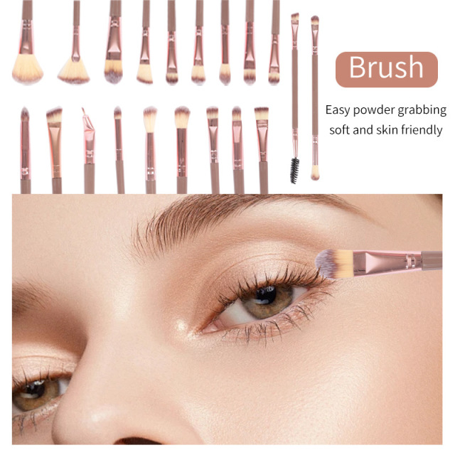 40-Piece Synthetic Fiber Beauty Tool Set for Complete Makeup Needs，Jiuheng Cosmetic,jiuhengcosmetic