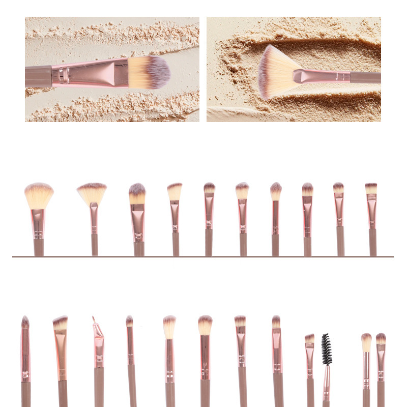 40-Piece Synthetic Fiber Beauty Tool Set for Complete Makeup Needs，Jiuheng Cosmetic,jiuhengcosmetic