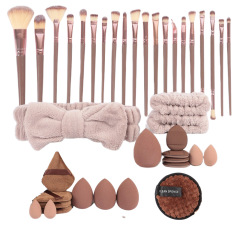 40-Piece Synthetic Fiber Beauty Tool Set for Complete Makeup Needs，Jiuheng Cosmetic,jiuhengcosmetic