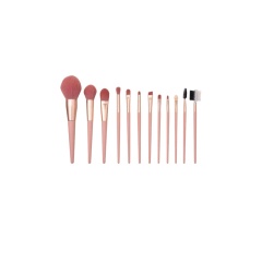12Pcs Pink Makeup Brush Set，Jiuheng Cosmetic,jiuhengcosmetic