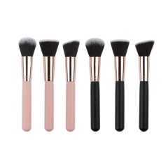 Soft Foundation Brush Fiber Bristles Wooden Handle Facial Makeup Brush，Jiuheng Cosmetic,jiuhengcosmetic