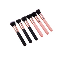 Soft Foundation Brush Fiber Bristles Wooden Handle Facial Makeup Brush，Jiuheng Cosmetic,jiuhengcosmetic